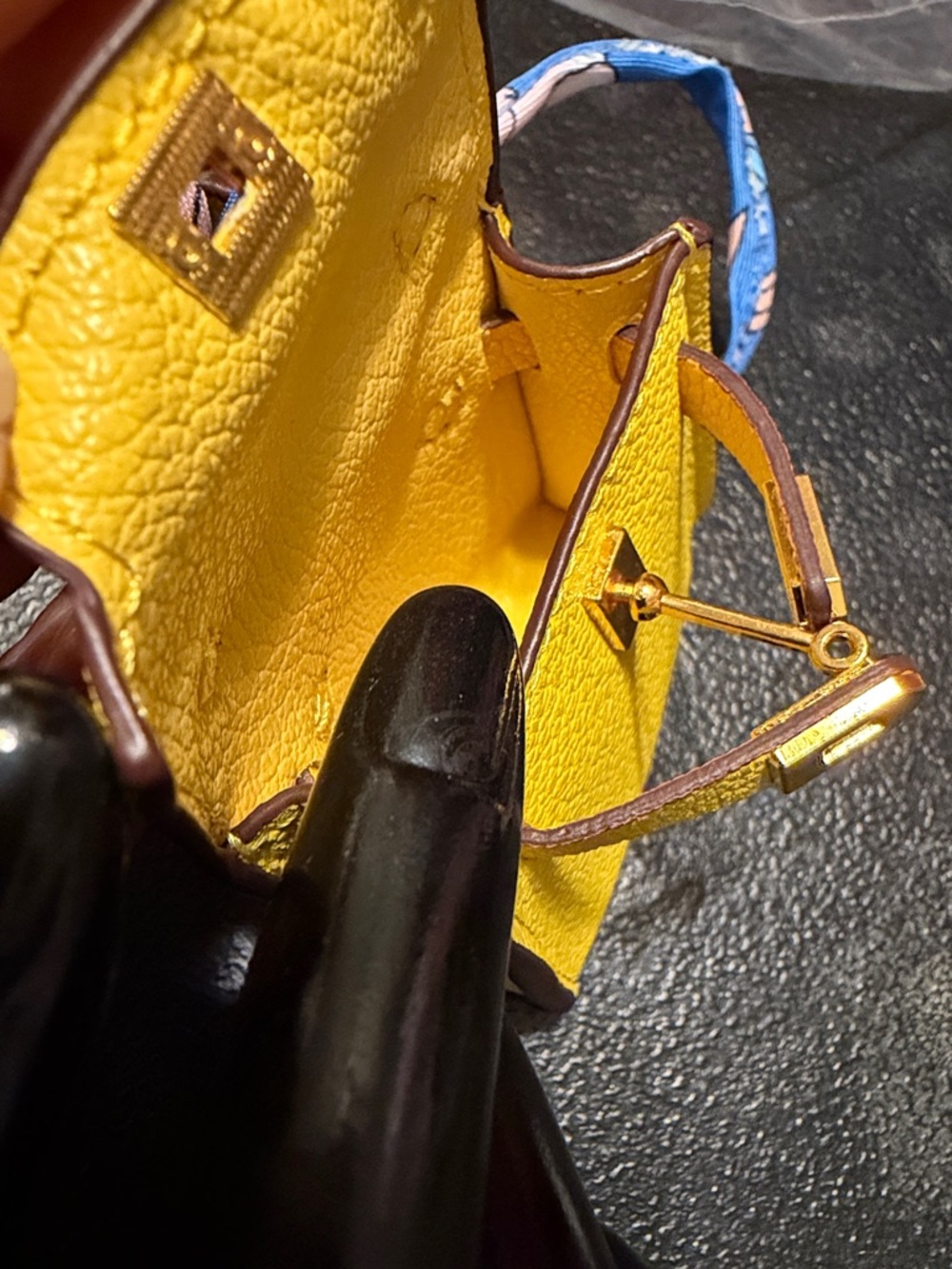 Micro Kelly Twilly Bag Charm - Picture 2 of 4